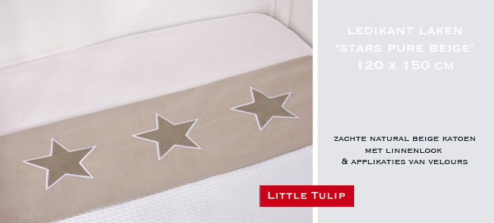 ledikantlaken Speciaal voor de allerkleinsten die nog zoveel tijd in hun bedje doorbrengen introduceert Little Tulip deze prachtige babycollectie.